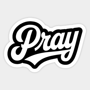 Pray Sticker